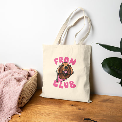 Fran Club Canvas Tote Bag