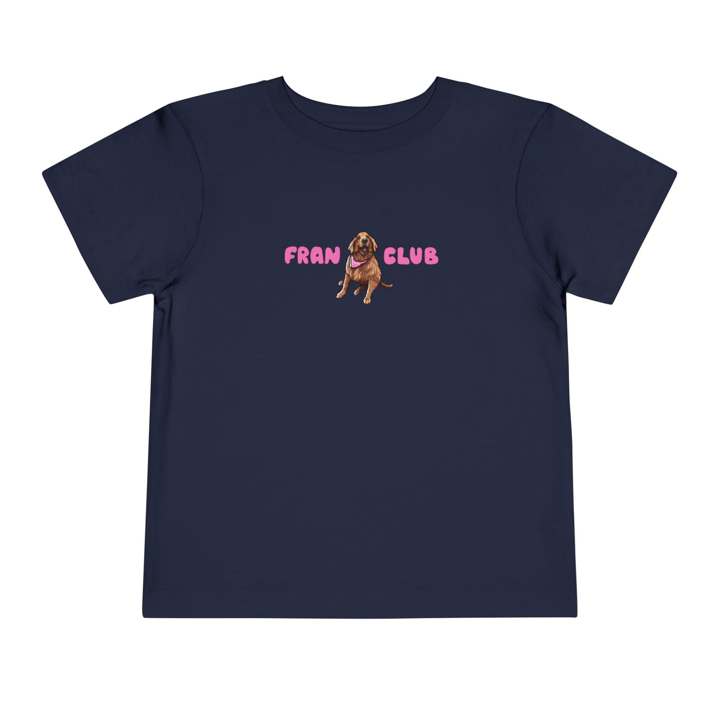 Toddler Tee — "Fran Club" Puppy Graphic