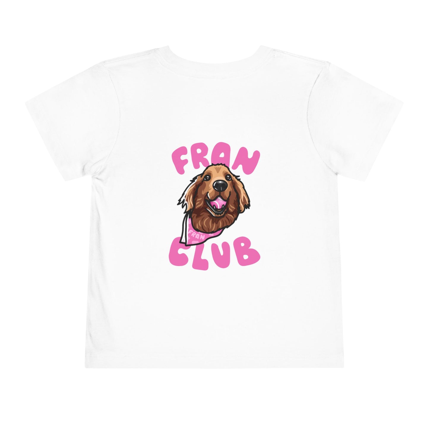 Toddler Tee — "Fran Club" Puppy Graphic