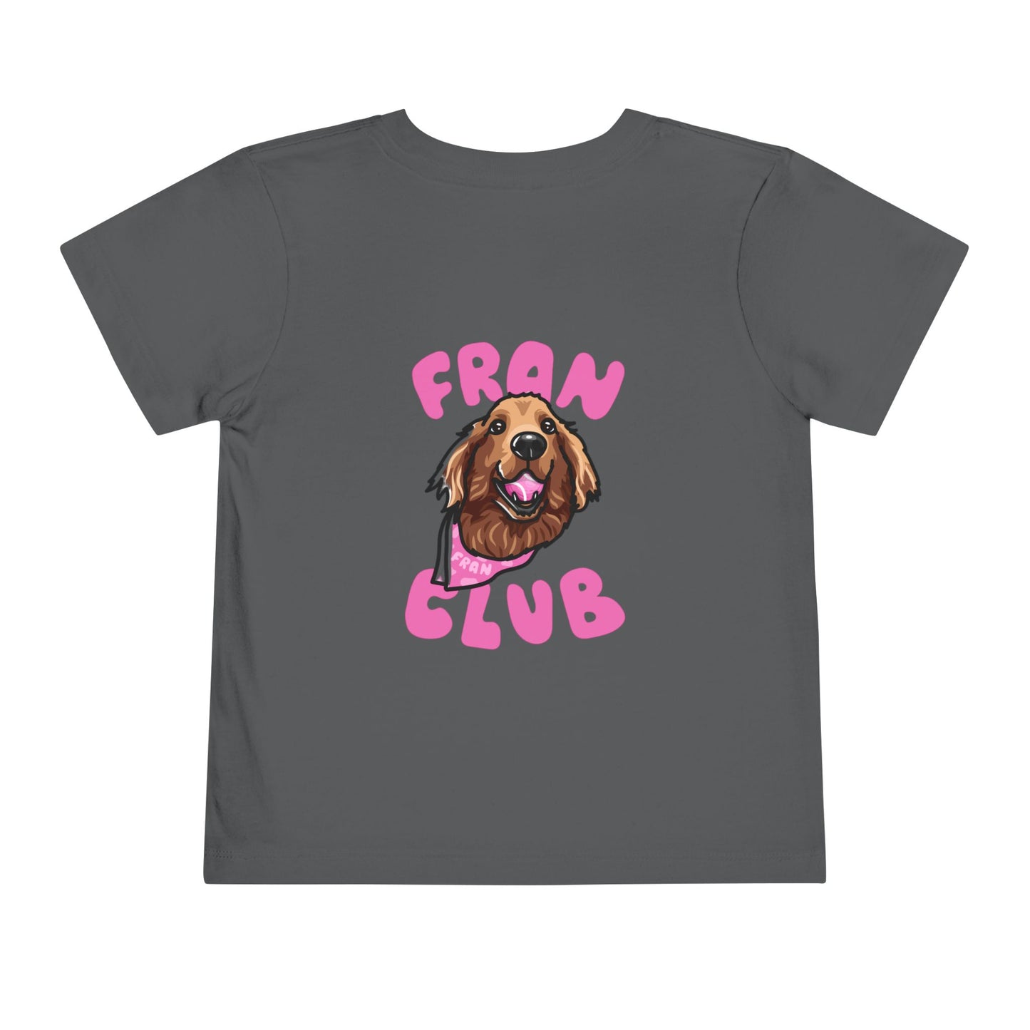 Toddler Tee — "Fran Club" Puppy Graphic