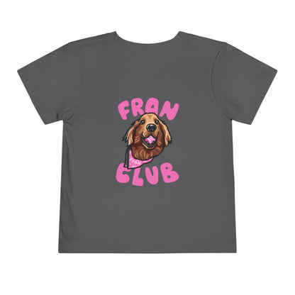 Toddler Tee — "Fran Club" Puppy Graphic