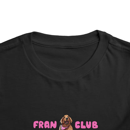 Toddler Tee — "Fran Club" Puppy Graphic