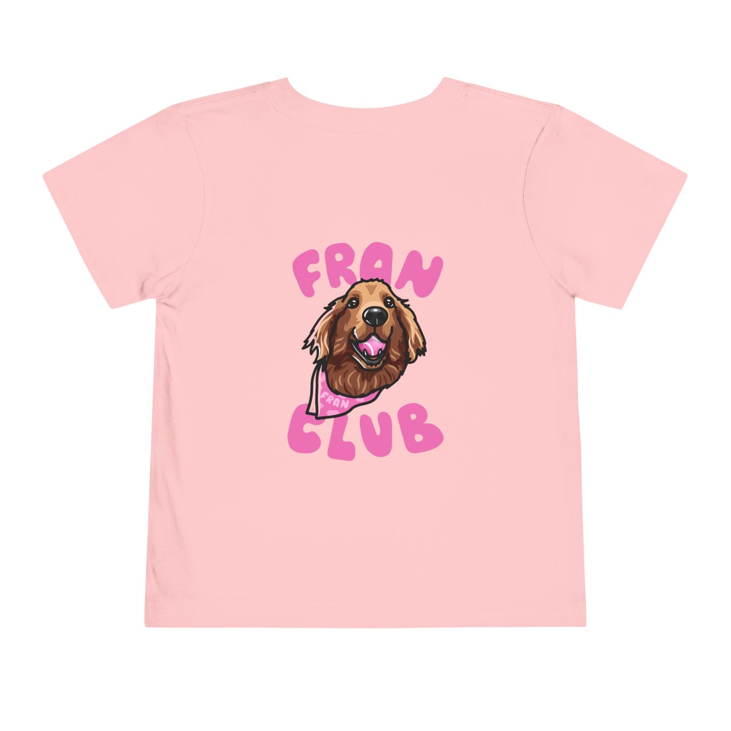 Toddler Tee — "Fran Club" Puppy Graphic