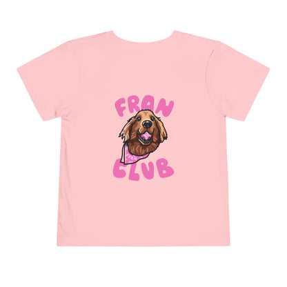 Toddler Tee — "Fran Club" Puppy Graphic