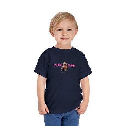 Toddler Tee — "Fran Club" Puppy Graphic