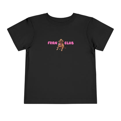 Toddler Tee — "Fran Club" Puppy Graphic