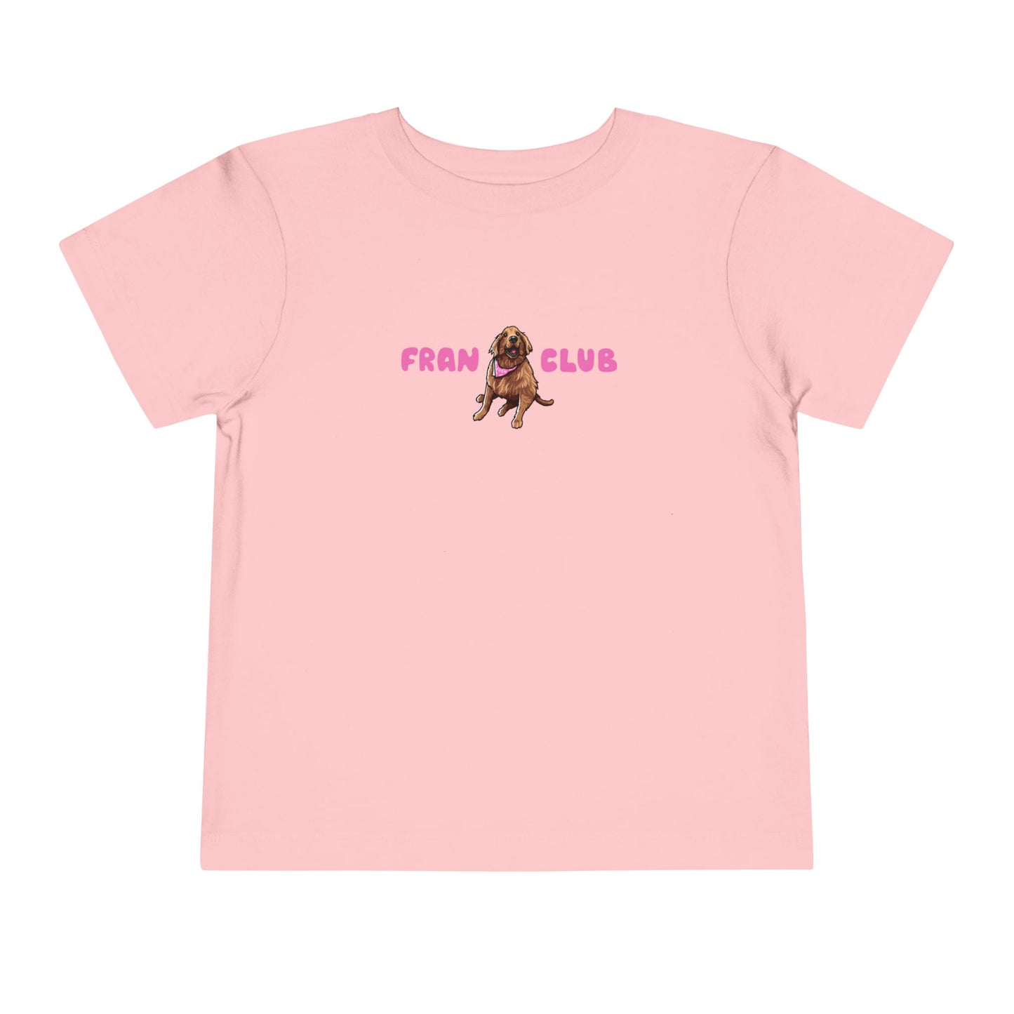 Toddler Tee — "Fran Club" Puppy Graphic