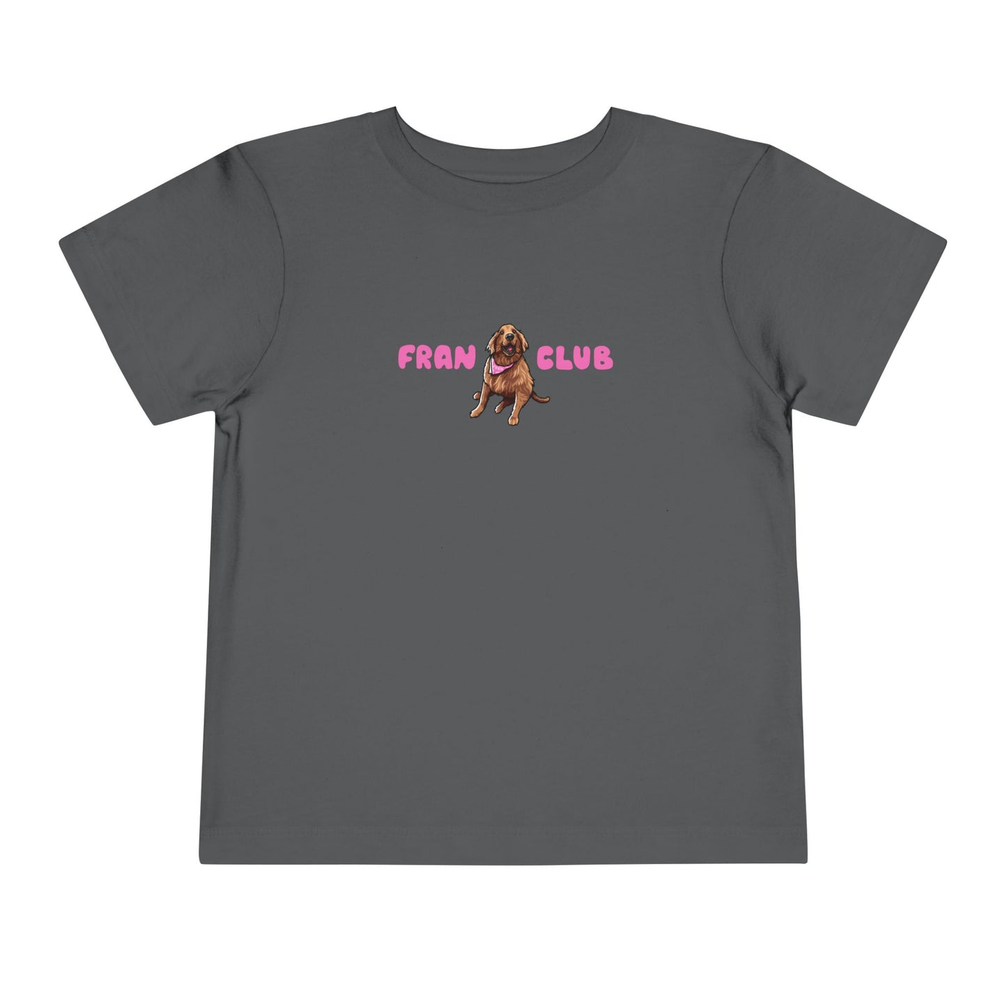 Toddler Tee — "Fran Club" Puppy Graphic