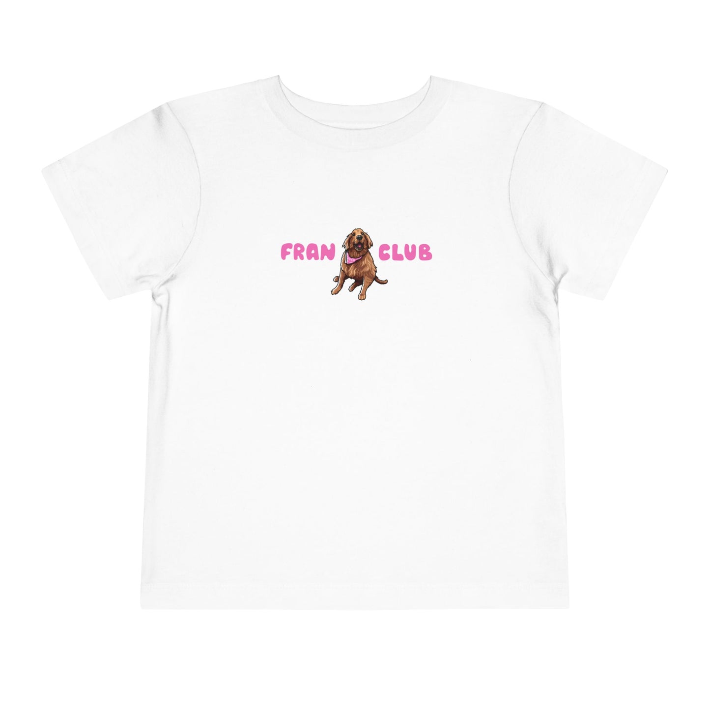 Toddler Tee — "Fran Club" Puppy Graphic