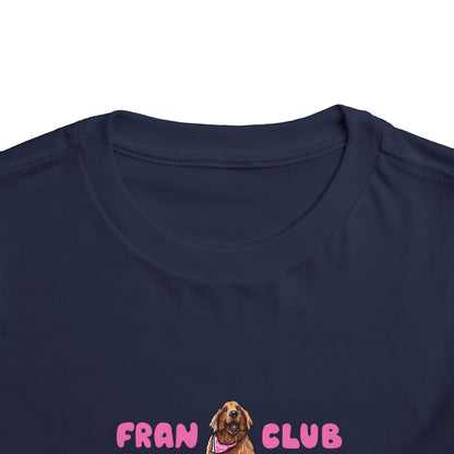 Toddler Tee — "Fran Club" Puppy Graphic