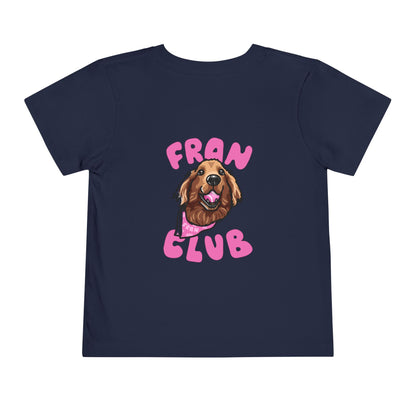 Toddler Tee — "Fran Club" Puppy Graphic