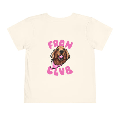 Toddler Tee — "Fran Club" Puppy Graphic