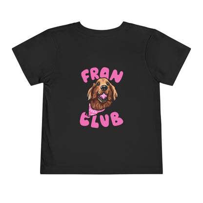 Toddler Tee — "Fran Club" Puppy Graphic