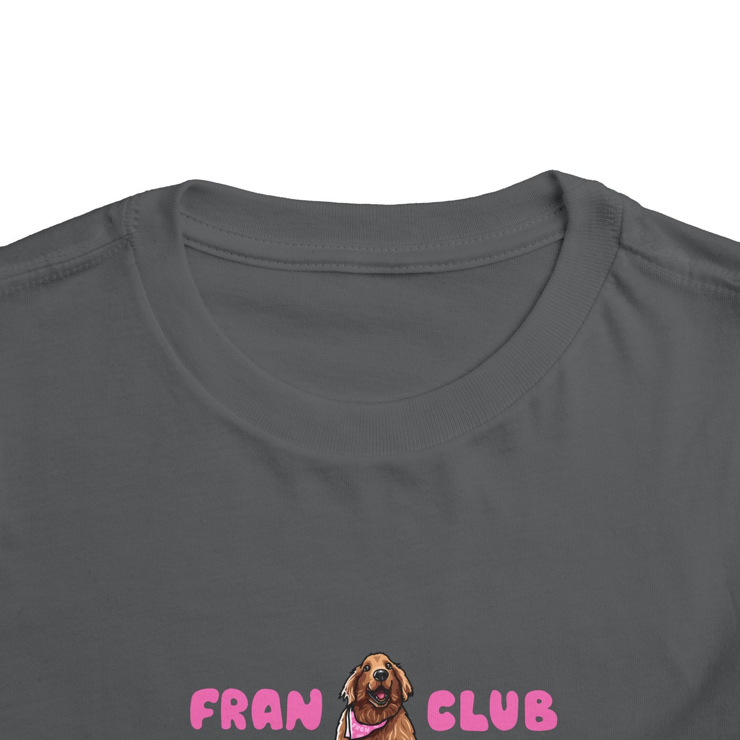 Toddler Tee — "Fran Club" Puppy Graphic