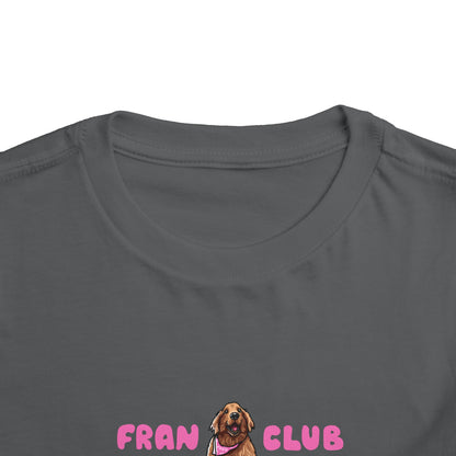 Toddler Tee — "Fran Club" Puppy Graphic